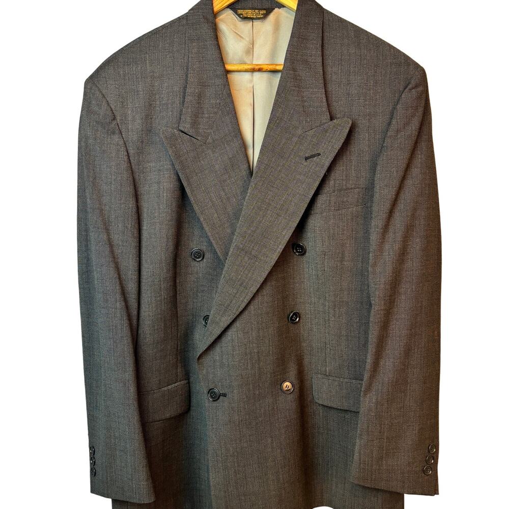 Vintage Luciano Frauroni Riserva Pure Wool Sport Coat Suit Made in USA
